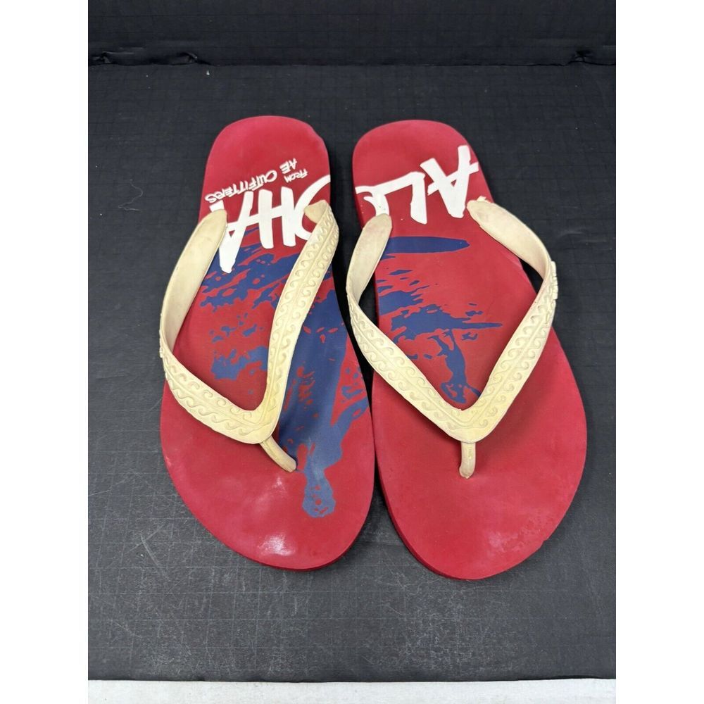 American Eagle Aloha Men's Flip Flops Size 13 - Picture 3 of 7